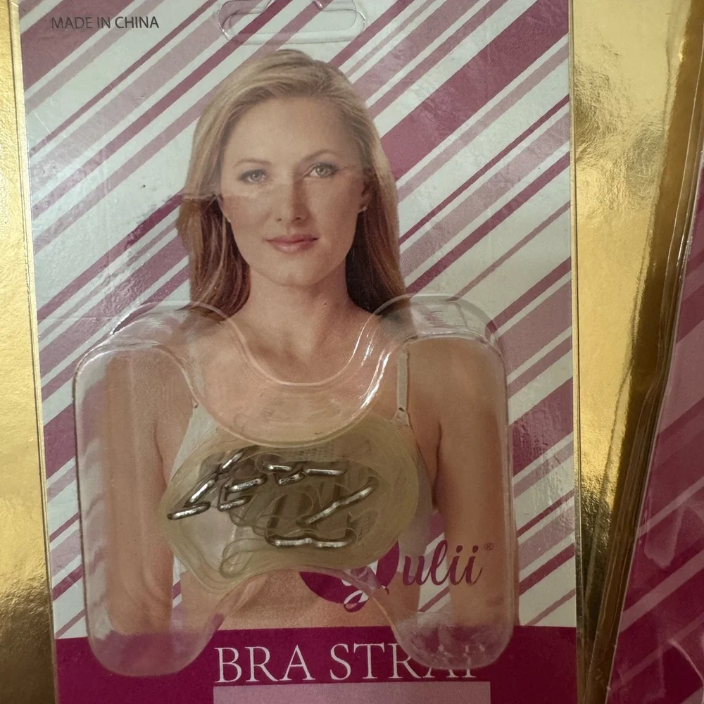NuBra Black Breast Petals and Clear Bra Straps Set
